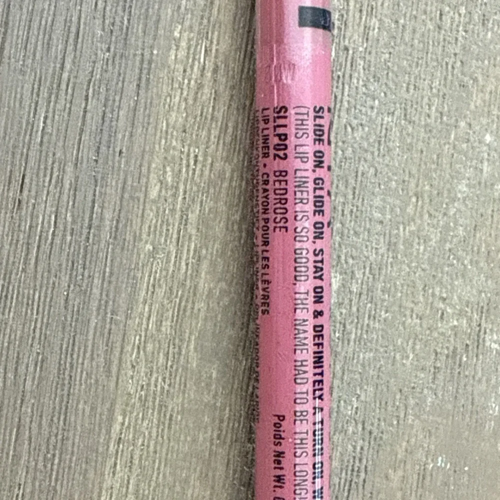 NYX MAKEUP Slide On Glide On Stay On Lip Liner Pencil SLLP02 BEDROSE - 3 pack